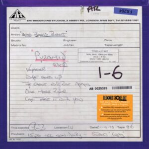 Alan Parsons Project - Pyramid 'work In Progress' (RSD 2024)