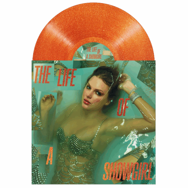 Taylor Swift - The Life of a Showgirl (Portofino Orange Glitter Vinyl)