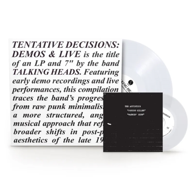 Talking Heads - Tentative Decisions: Demos & Live (RSDBF 2025)(Clear Vinyl, With Bonus 7")